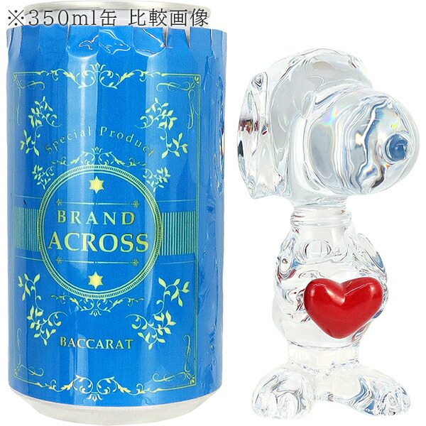 楽天市場】【新品】 バカラ スヌーピー ハート フィギュア クリスタル