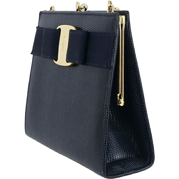 楽天市場】フェラガモ 2WAYバッグ ミニバッグ がま口 ヴァラ 型押し