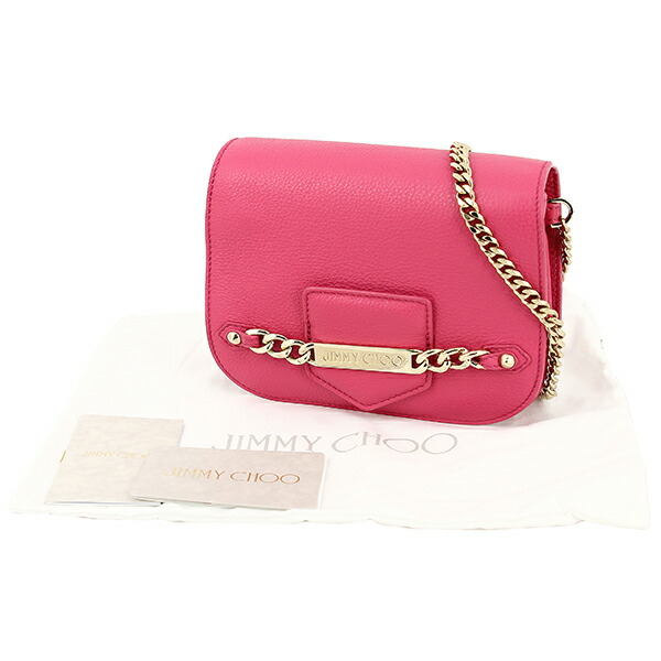 楽天市場】JIMMY CHOO ジミーチュウ チェーンショルダーバッグ