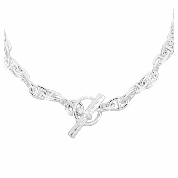 楽天市場】【未使用品】 エルメス ネックレス シェーヌダンクル PM 43