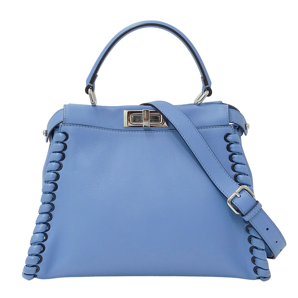 楽天市場】フェンディ ピーカブー（カラーブルー）（バッグ・小物