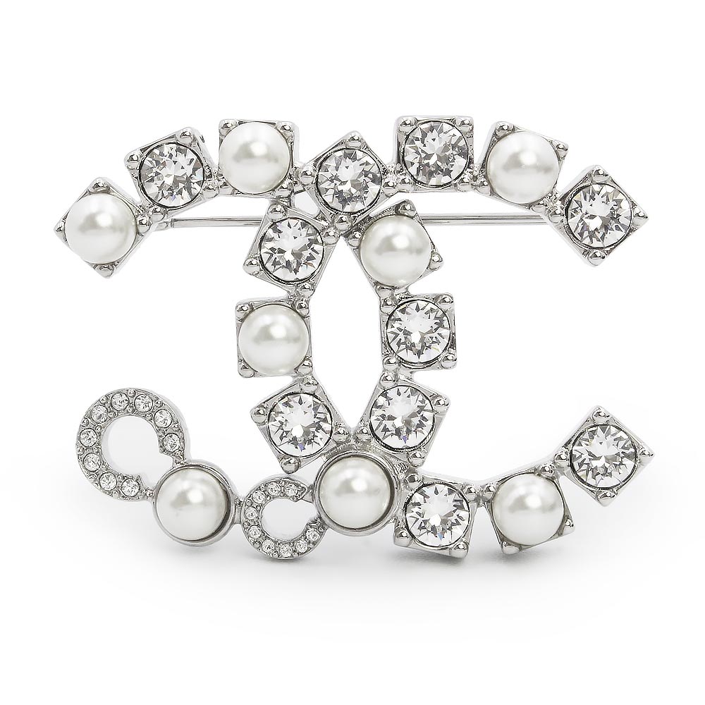 楽天市場】シャネル ブローチ ココマーク ラインストーンの通販