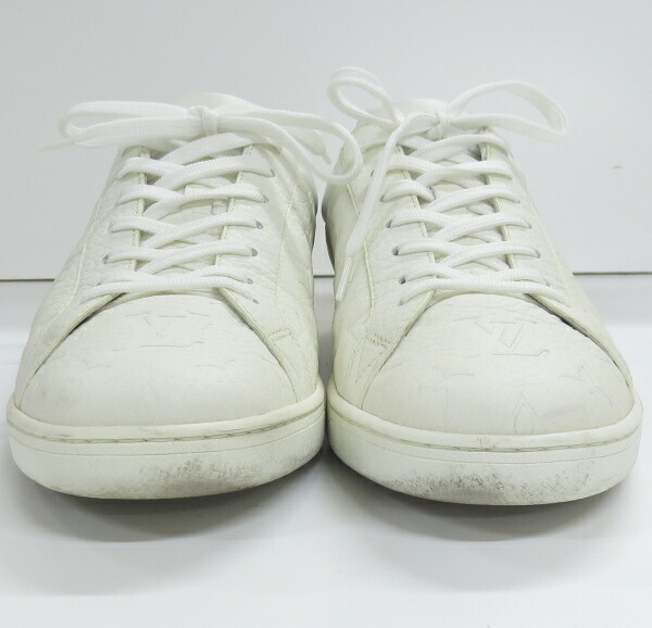楽天市場】ルイヴィトン メンズ レザー スニーカー 白×モノグラム 型