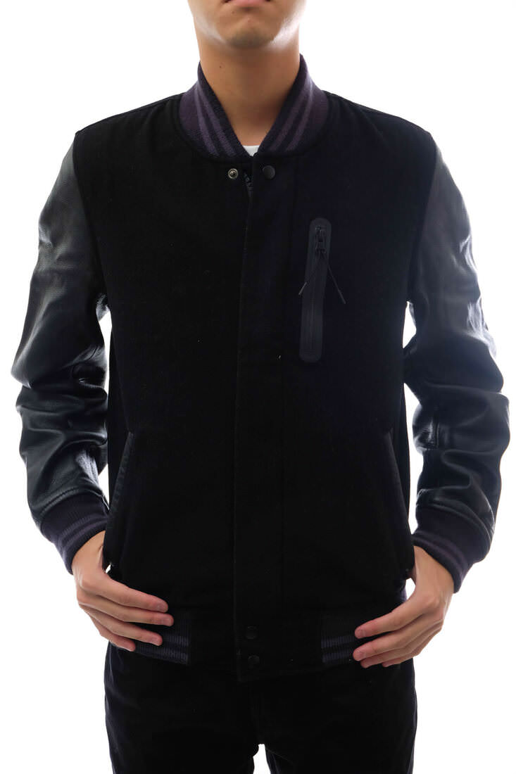 楽天市場】スタジャン レザー（ブランドナイキ）（メンズファッション