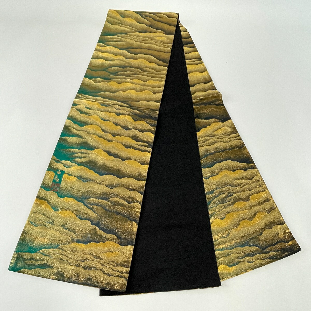 楽天市場】袋帯 美品 逸品 横山大観 落款あり 朝陽霊峰瑞雲 金糸 本