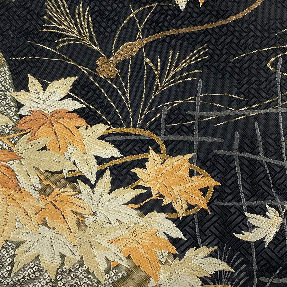 楽天市場】袋帯 美品 名品 貝島はるみ 落款あり 綺麗伝説 瓢箪 紅葉 箔