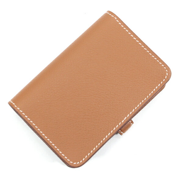 楽天市場】エルメス カードケース ドゴン ゴールド ブラウン 茶 レザー