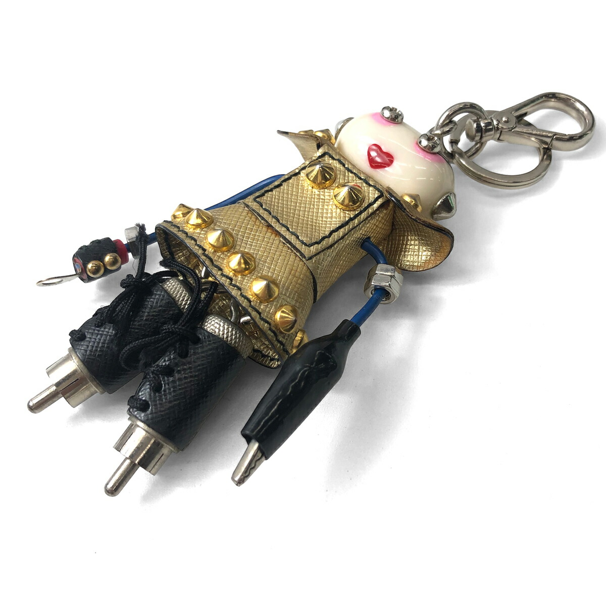 楽天市場】【中古】 プラダ ロボット キーホルダー キーリング