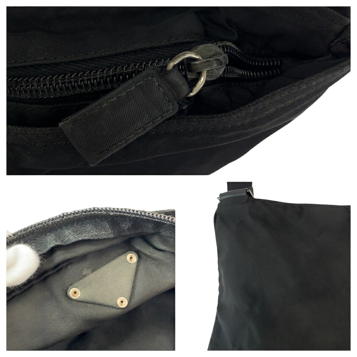 楽天市場】PRADA プラダ テスート 三角ロゴプレート 男女兼用 ブラック