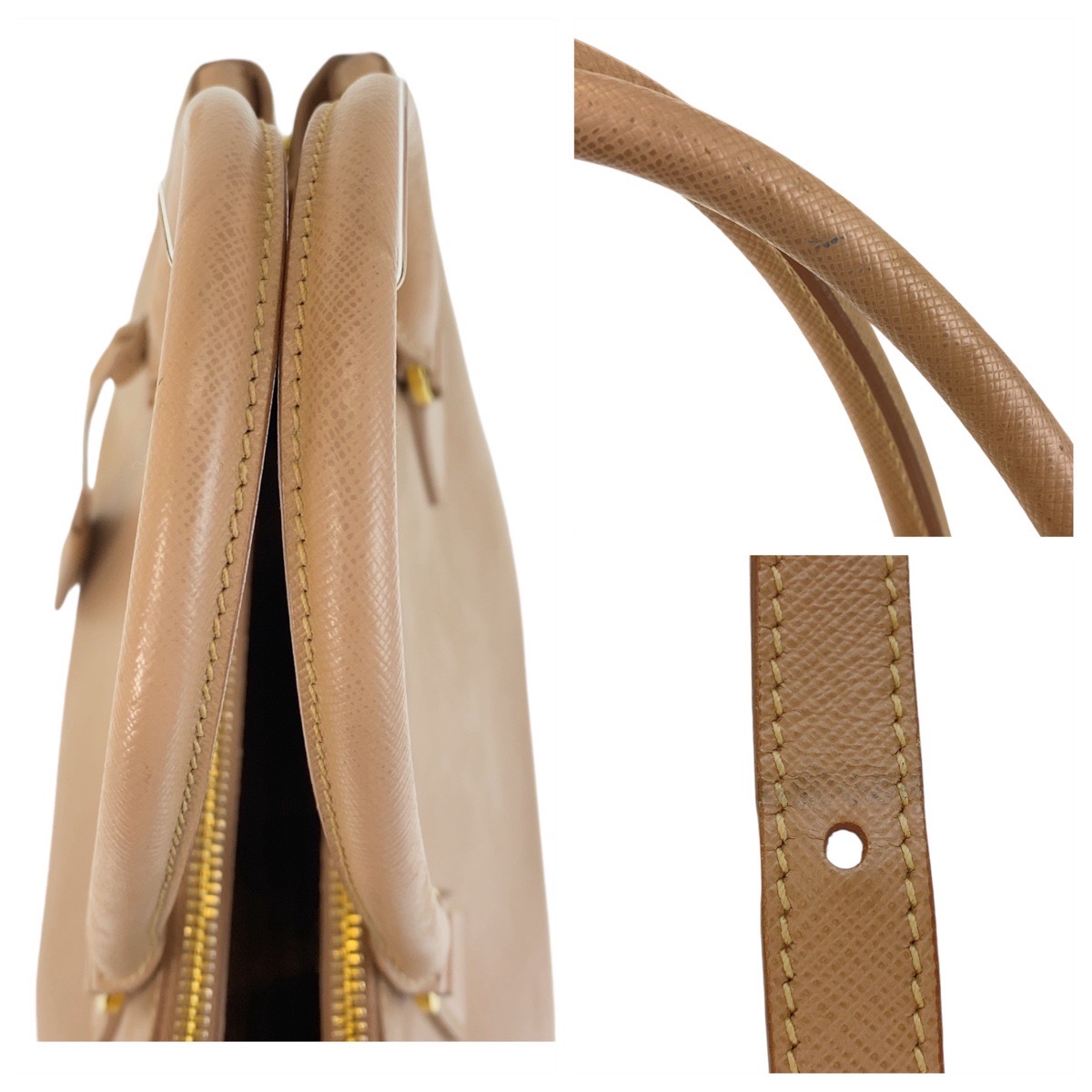 楽天市場】PRADA プラダ サフィアーノ ガレリア 三角ロゴプレート