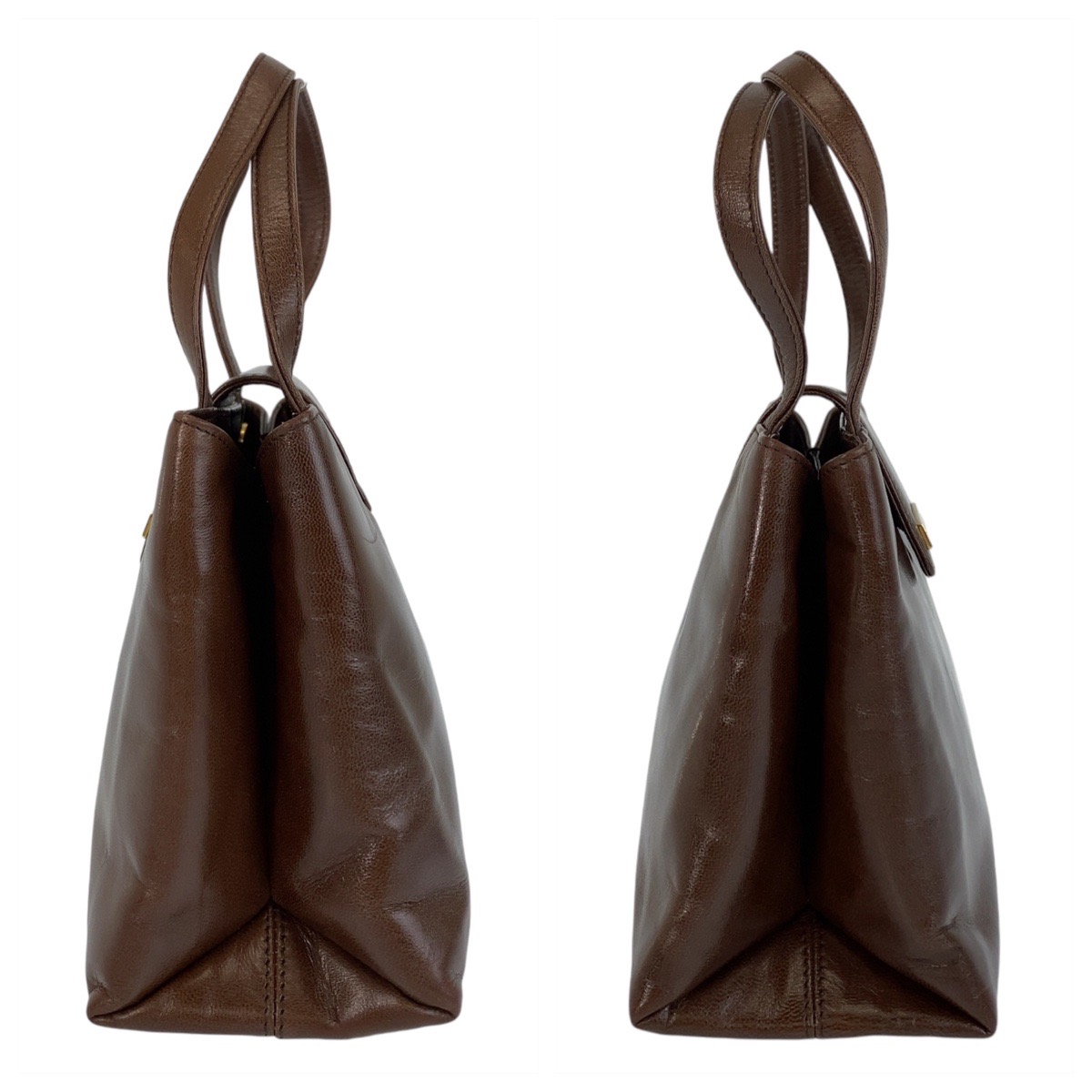 楽天市場】美品 BVLGARI ブルガリ ブラウン ゴールド金具 レザー