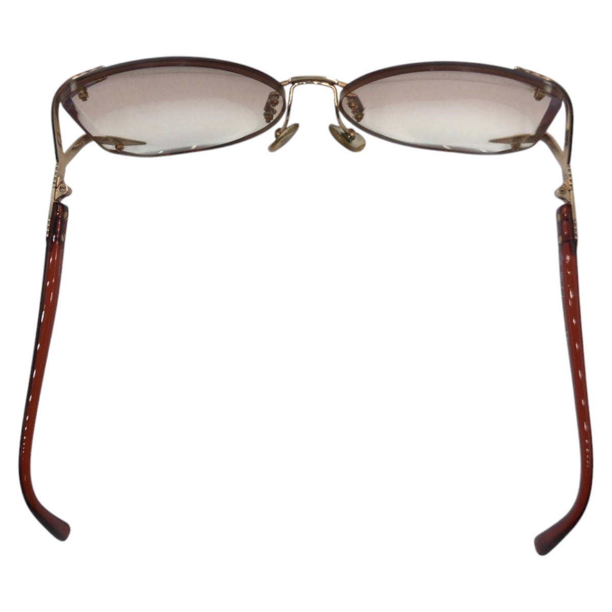 楽天市場】Dior ディオール CDロゴ ブラウン ゴールド メタル 2289 43