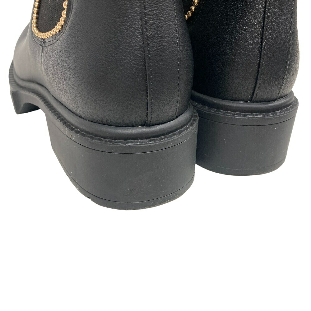 楽天市場】COACH/コーチ LEVY LTHR BOOTIE サイドゴアブーツ 371/2