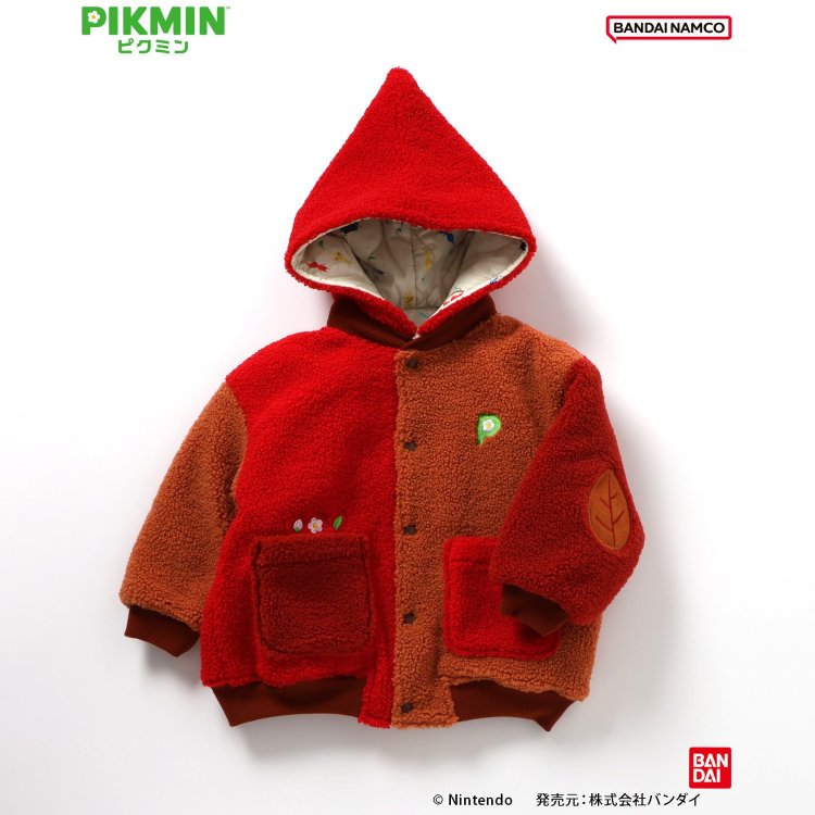 楽天市場】【ピクミン】リバーシブルボアブルゾン ▽▽ 男の子 女の子