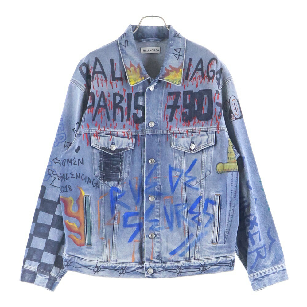 楽天市場】バレンシアガ デニムジャケット（メンズファッション）の通販