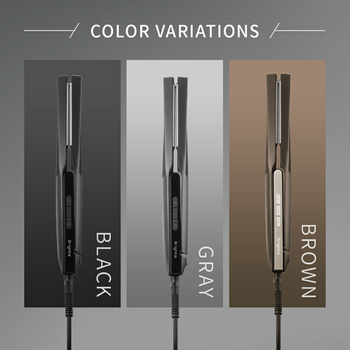 楽天市場】【公式】ヘアアイロン ブライト Brighte 3D SILK STRAIGHT