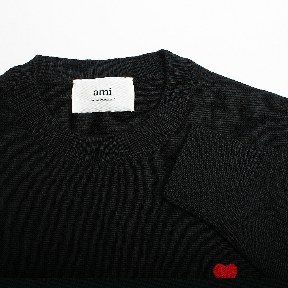 楽天市場】アミパリス AMI PARIS ニット セーター BFHKS001 RED ADC