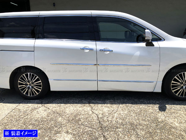 楽天市場】【 BRIGHTZ エルグランド E52 メッキサイドドアモール