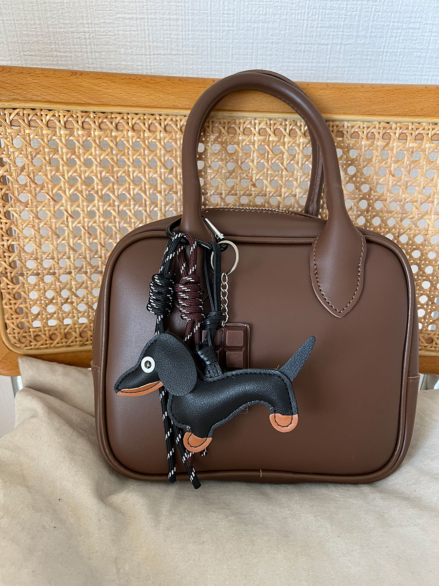 楽天市場】チョコ ダックス バッグチャーム パラコードチャーム