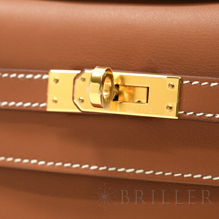 楽天市場】エルメス ポシェットケリー スイフト ゴールド ゴールド金具