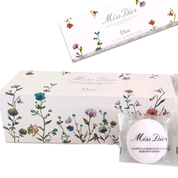Miss Dior バス用ローズボールとサンプルセット新品 15g×10個 Miss