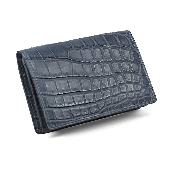 楽天市場】青木鞄 クロコダイル 名刺入れ [2505] メンズ 日本製 Made