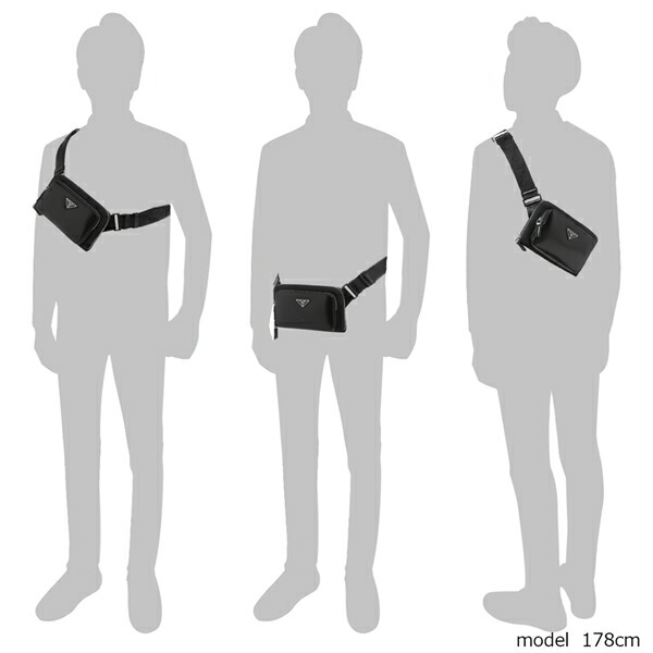 楽天市場】プラダ ボディバッグ リナイロン ブラッシュドレザー