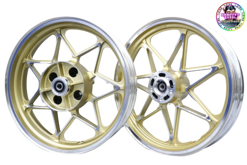 楽天市場】ゼファー400 キャスト ホイール ゴールド セブン