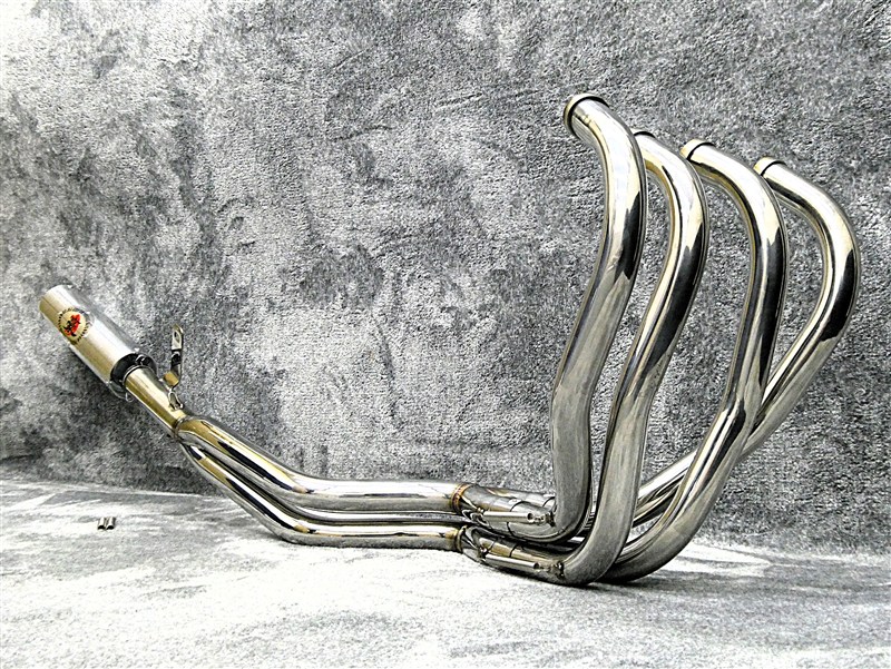 楽天市場】CBX400F 豪42.7πガニマタマフラー ステンレスER アウター/ 4