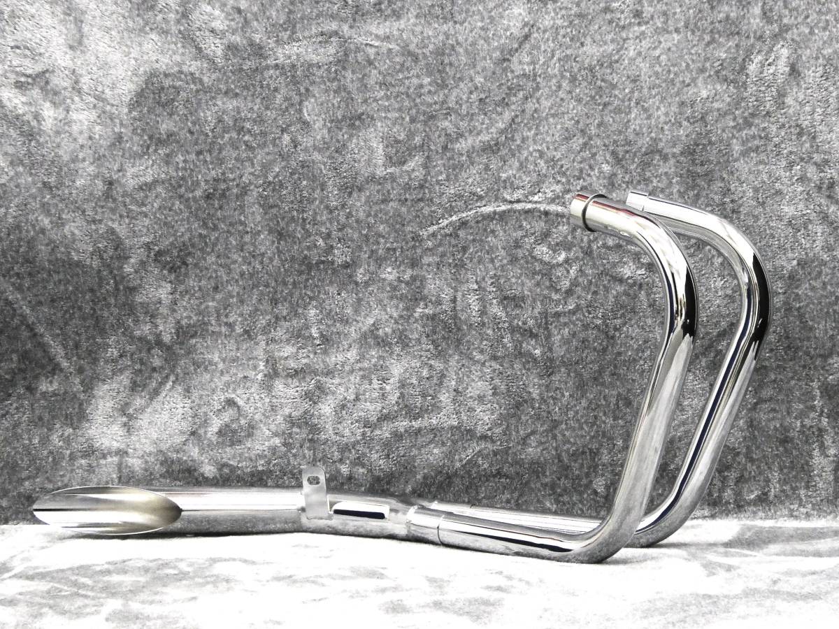 楽天市場】GS400 ナカノ サイクロン マフラー メッキ60π