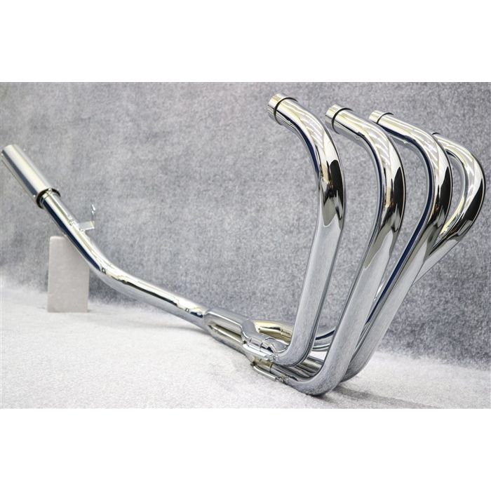 楽天市場】XJR400 DJガニマタ 6分割 マフラー メッキ ＋