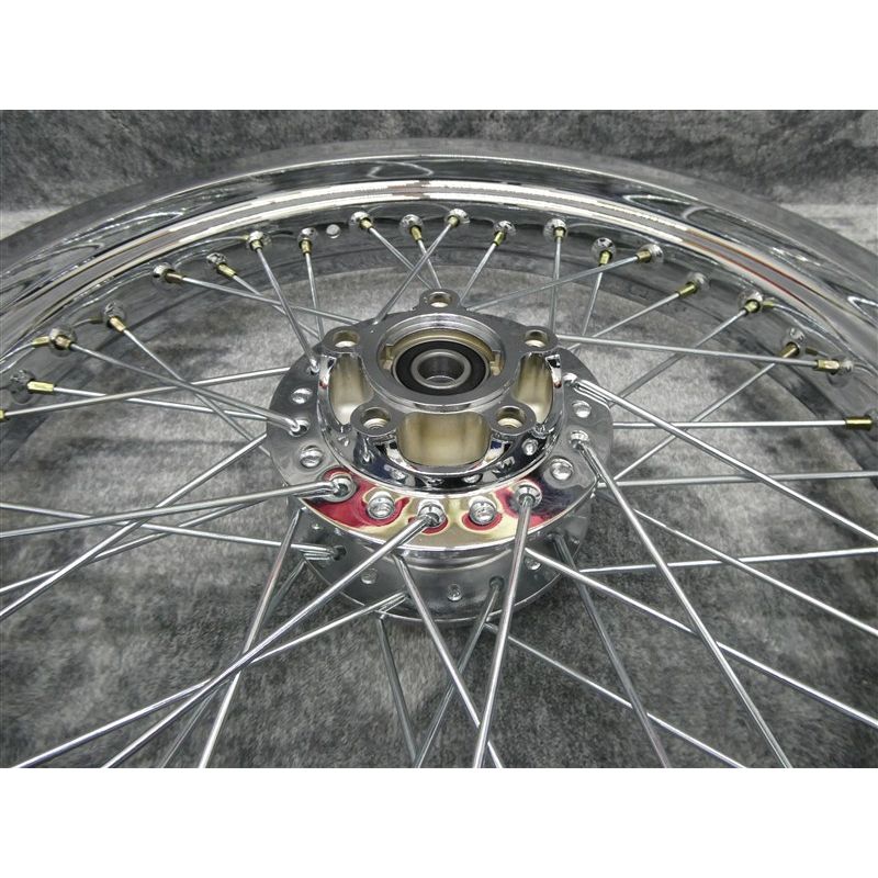 楽天市場】ゼファー750 スポークホイール メッキ 前18インチ 後18