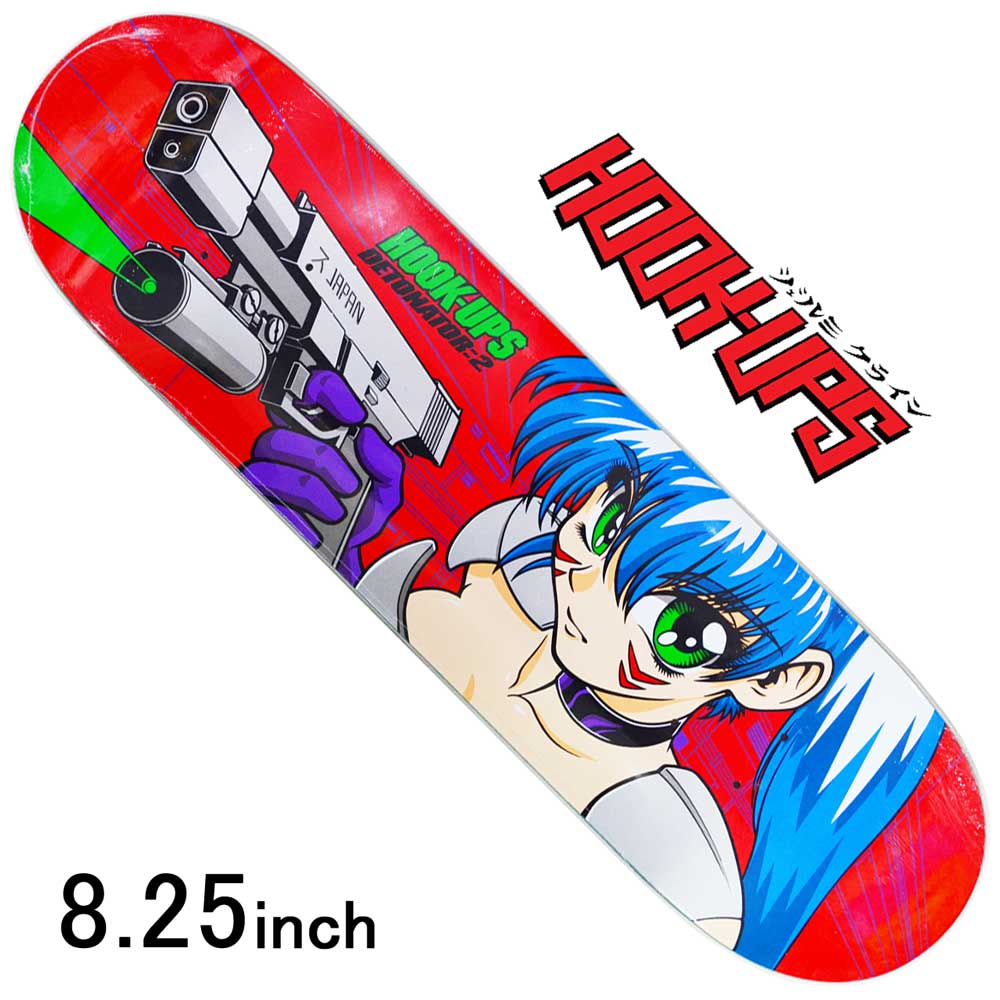 楽天市場】フックアップス │8.25インチ│ スケボー デッキ Hook Ups