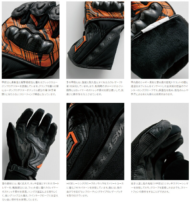 楽天市場】☆【HYOD】HSG521N ST-X CORE WINTER GLOVES(LONG