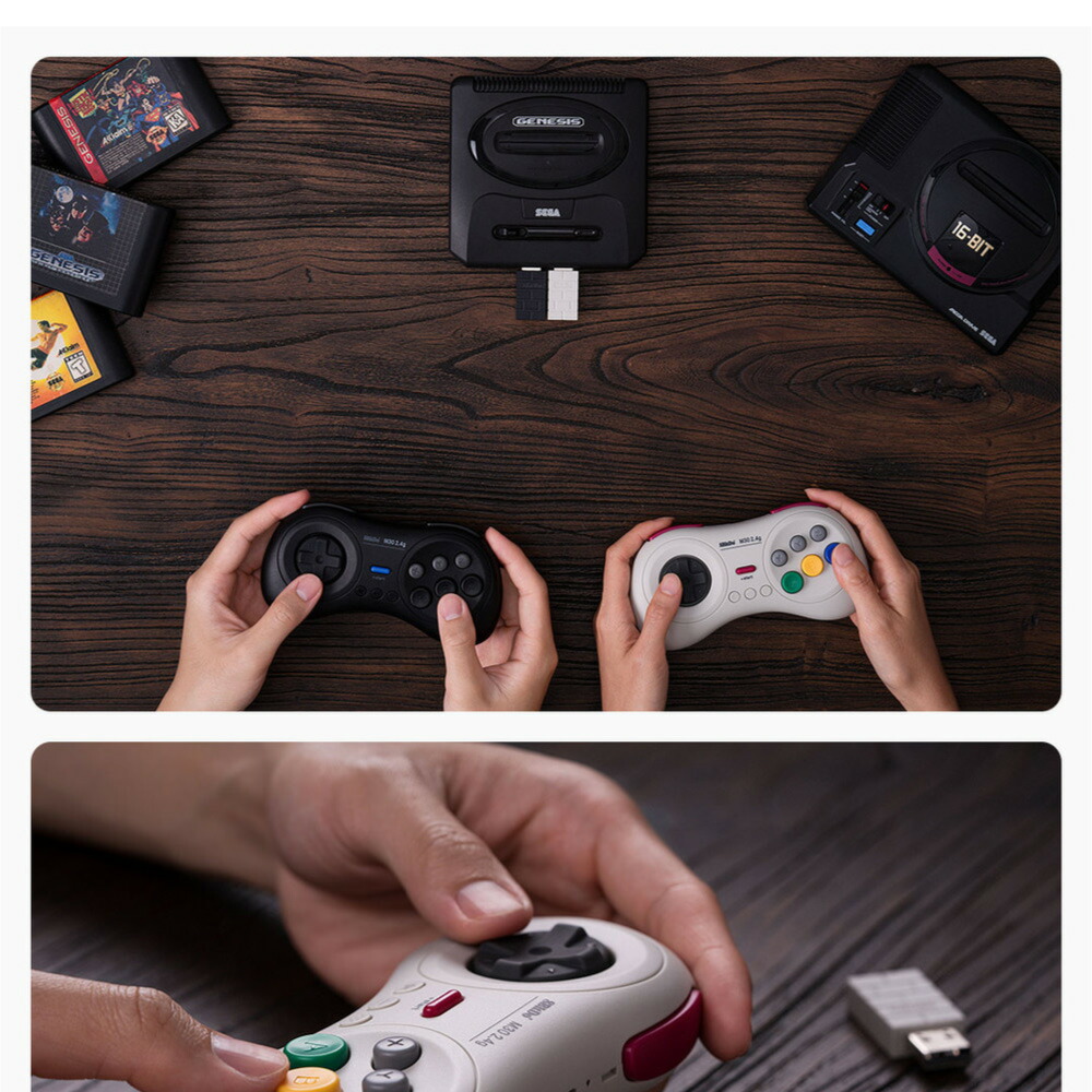 楽天市場】8bitdo ワイヤレス コントローラー SEGA MEGA DRIVE MINI