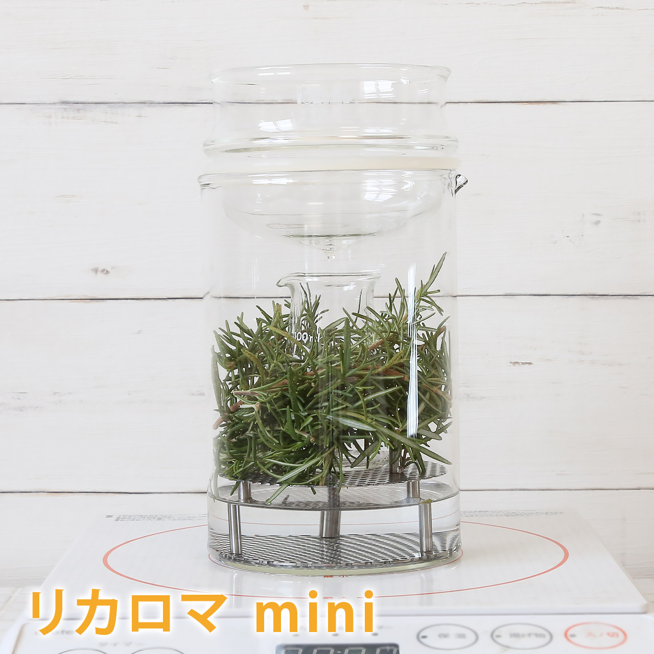 楽天市場】リカロマmini 家庭用アロマウォーター専用蒸留器【 精油