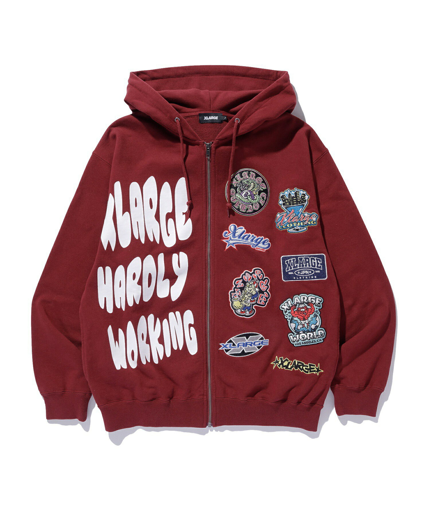 楽天市場】【公式】XLARGE エクストララージ MULTI LOGO ZIP UP HOODED