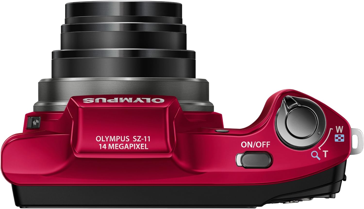 楽天市場】【中古】OLYMPUS デジタルカメラ SZ-11 レッド 1400万画素