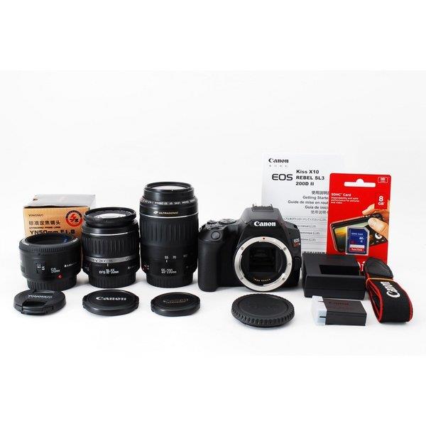 楽天市場】【中古】キヤノン Canon EOS Kiss X10 トリプルレンズセット
