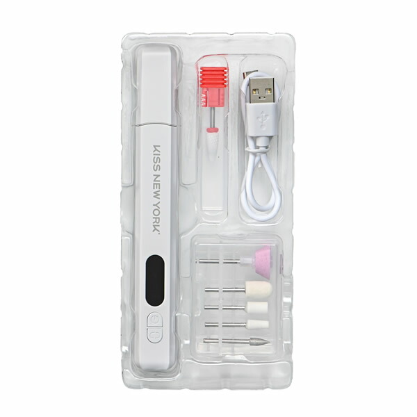 楽天市場】KISSNEWYORK コードレスネイルマシン パワーファイルトゥー