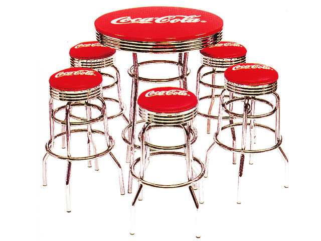 楽天市場】【店舗用本格プロ仕様】コカ・コーラ ハイスツール＆ハイ