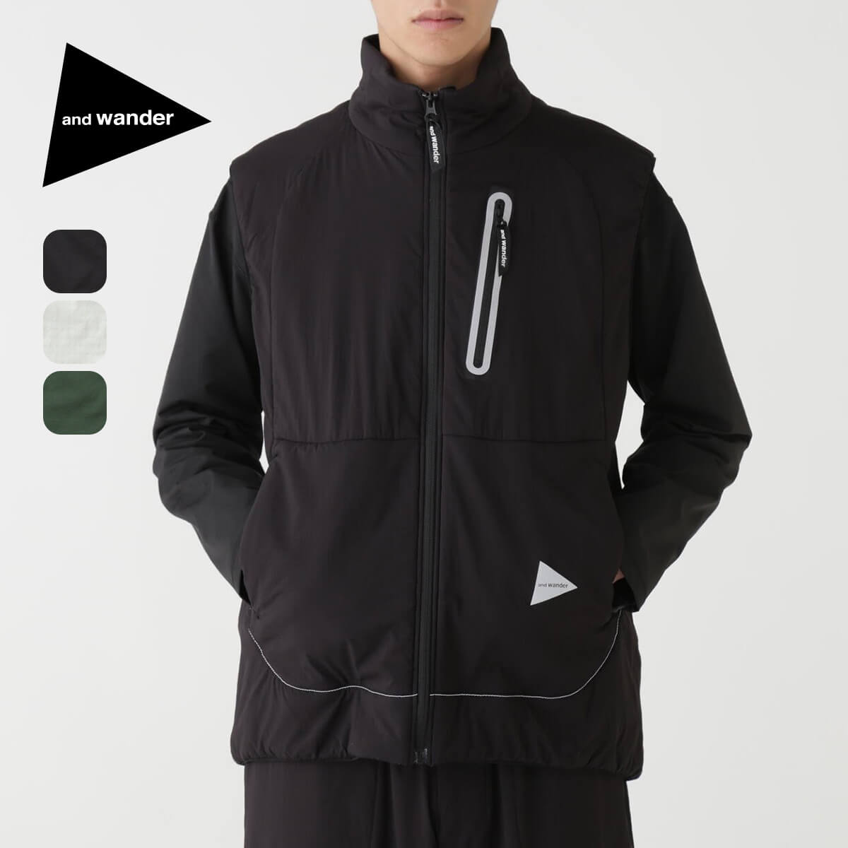 楽天市場】アンドワンダー アルファAIRベスト and wander alpha AIR