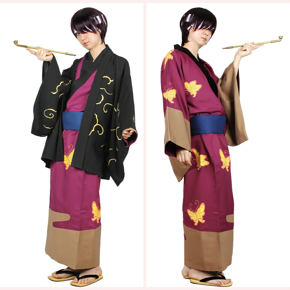 楽天市場】銀魂 高杉晋助 着物セット コスプ助 紅桜編 羽織り キセル