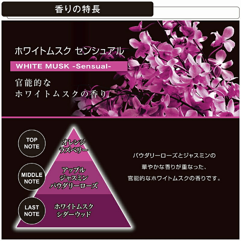 楽天市場】【2本で送料無料】 車 芳香剤 ホワイトムスク センシュアル
