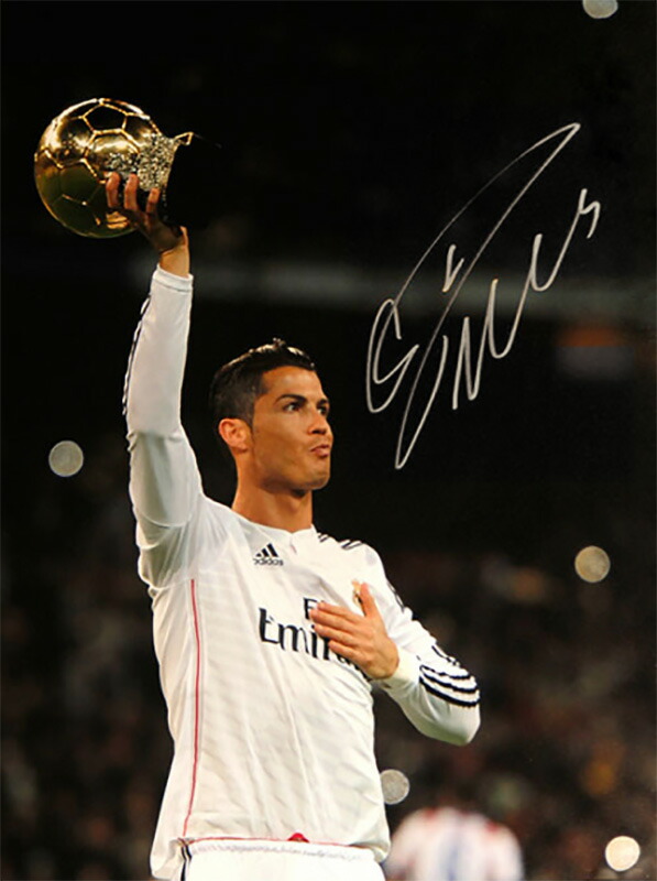 楽天市場】クリスティアーノ・ロナウド 直筆サインフォト Cristiano