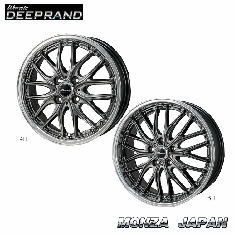 楽天市場】18インチ 5H100 7J 7J+50 5穴 ワーウィック ディープランド