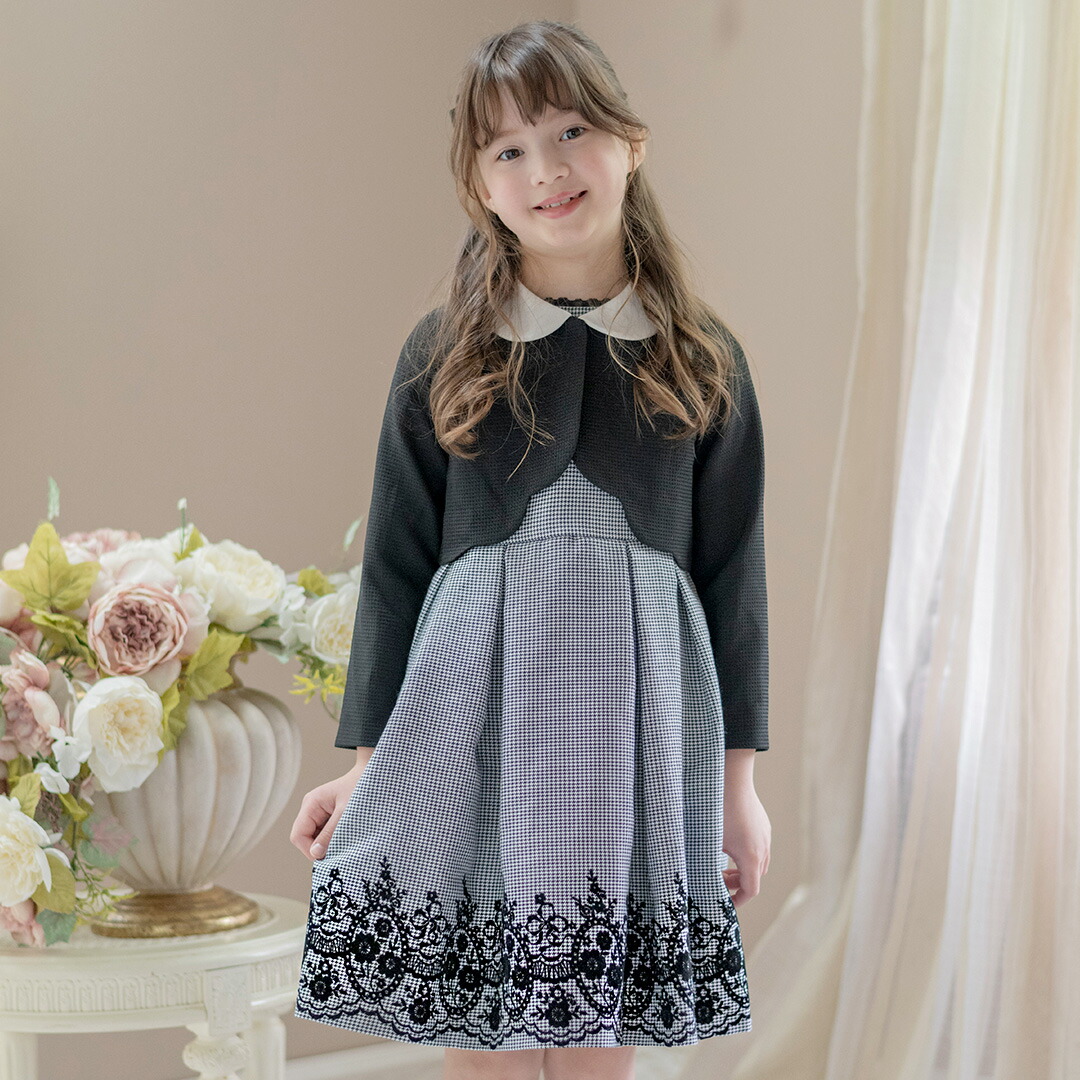 楽天市場】【入学準備・卒服セール】白襟黒ボレロ＆フロッキーレース