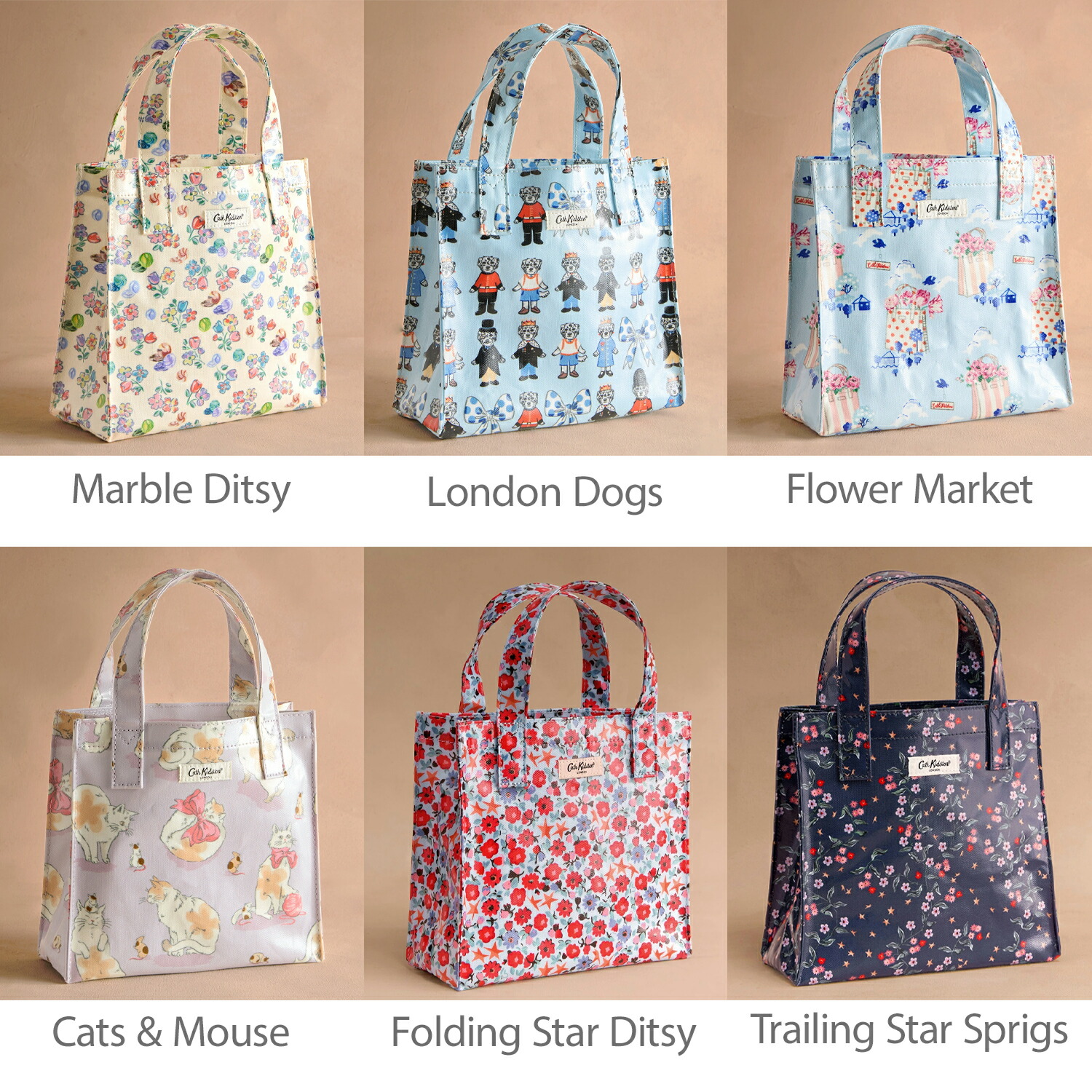 楽天市場】キャス キッドソン 公式 スモール ブックバッグ 16柄