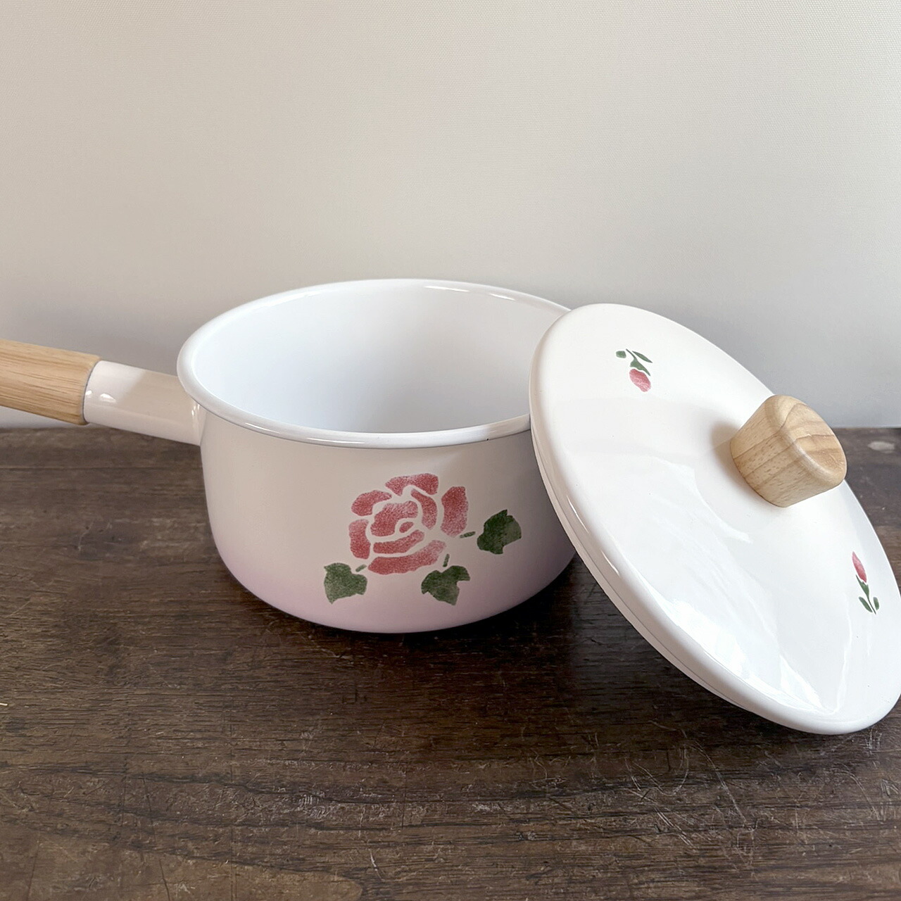 楽天市場】Many（マニー）ローズ ホーロー16cmスープパン : Cats Paw