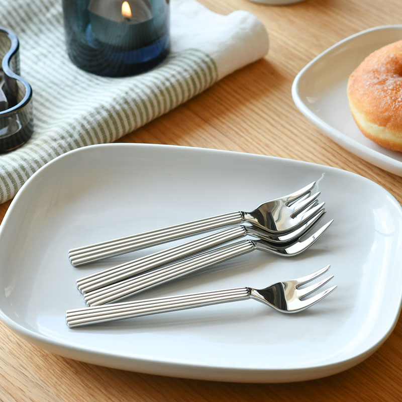 楽天市場】ジョージジェンセン ケーキフォーク 4本セット ベルナドッテ